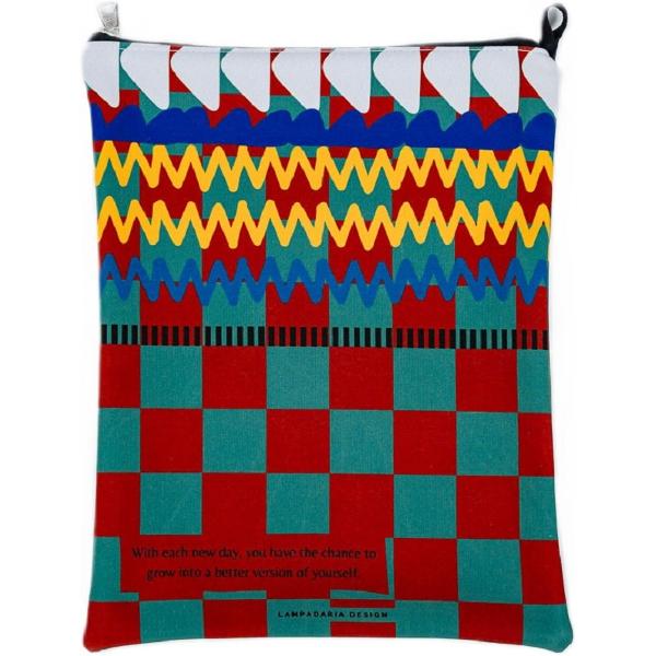 Husa impermeabila pentru carte: Geometric urban