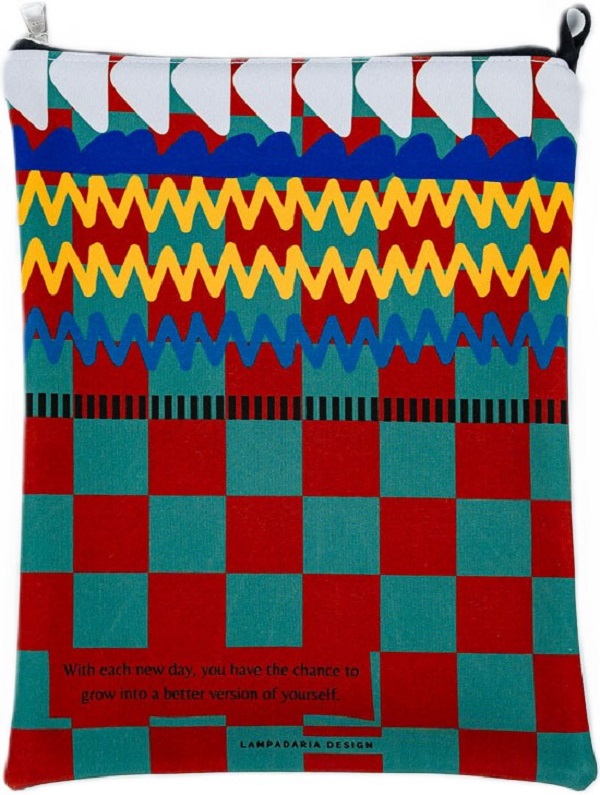 Husa impermeabila pentru carte: Geometric urban