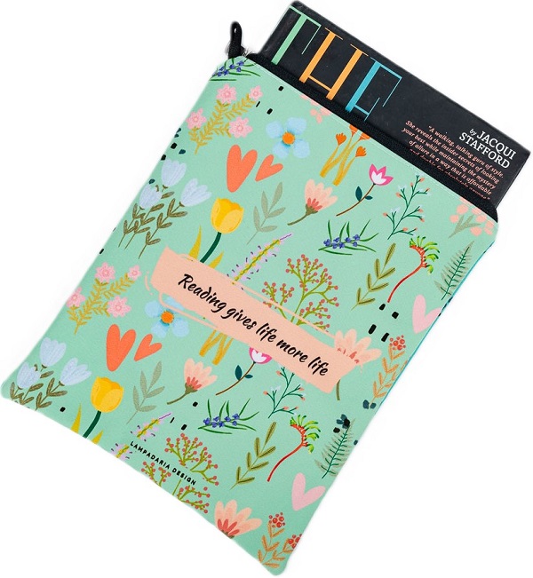 Husa impermeabila pentru carte: Floral Delight