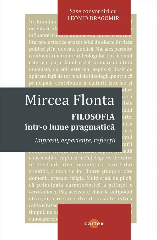 Filosofia intr-o lume pragmatica - Mircea Flonta