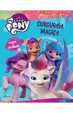Poza produsului My Little Pony. Curcubeie magice. Citeste si coloreaza