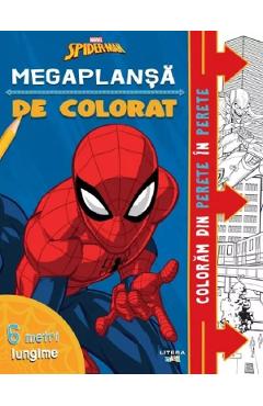 Marvel. Spider-Man. Megaplansa de colorat