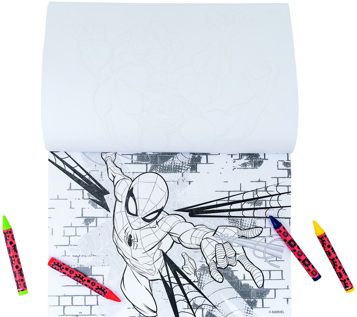 Set desen gentuta de creatie: Spider-Man