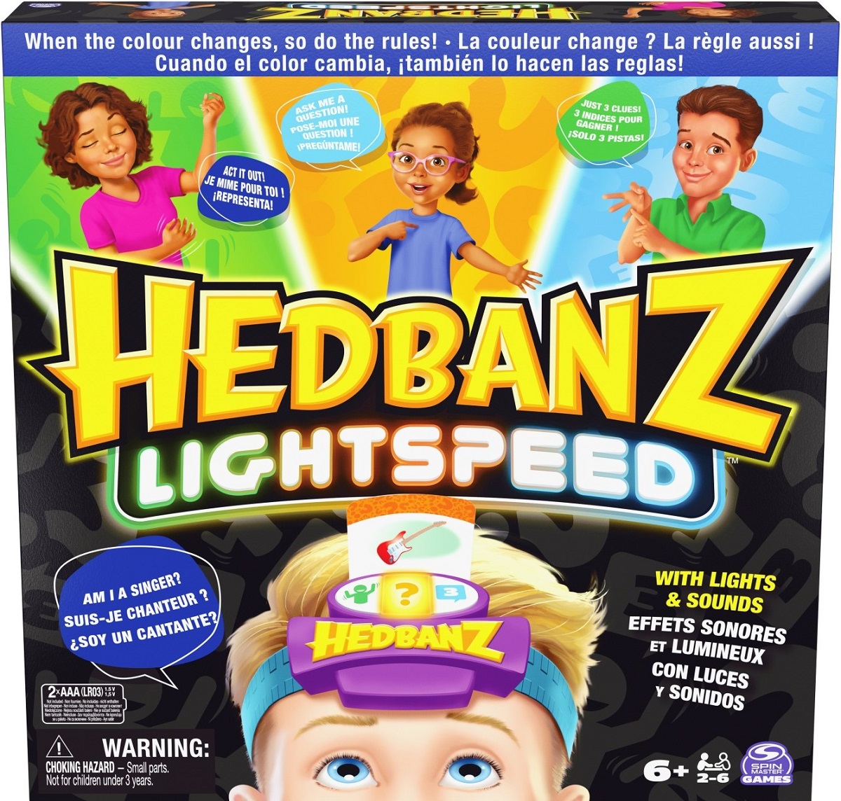 Joc de societate: Hedbanz Lightspeed