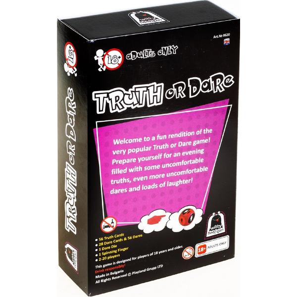 Joc pentru adulti in limba engleza. Truth or dare (Adevar sau provocare)