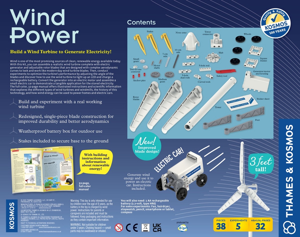 Kit STEM: Wind Power. Energia eoliana