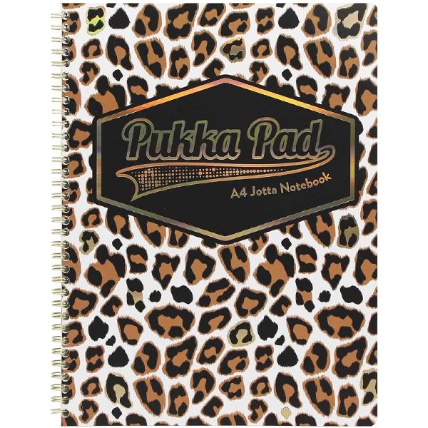 Caiet dictando A4 cu spirala: Pukka Pad. Wild Jotta