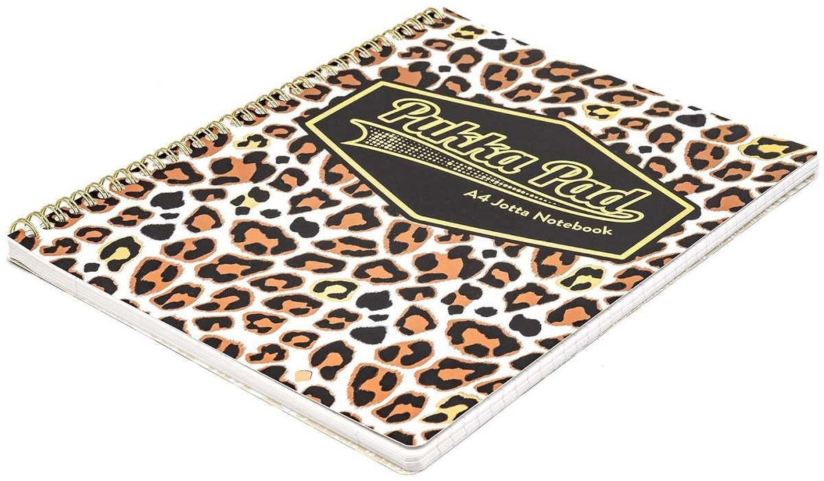 Caiet dictando A4 cu spirala: Pukka Pad. Wild Jotta