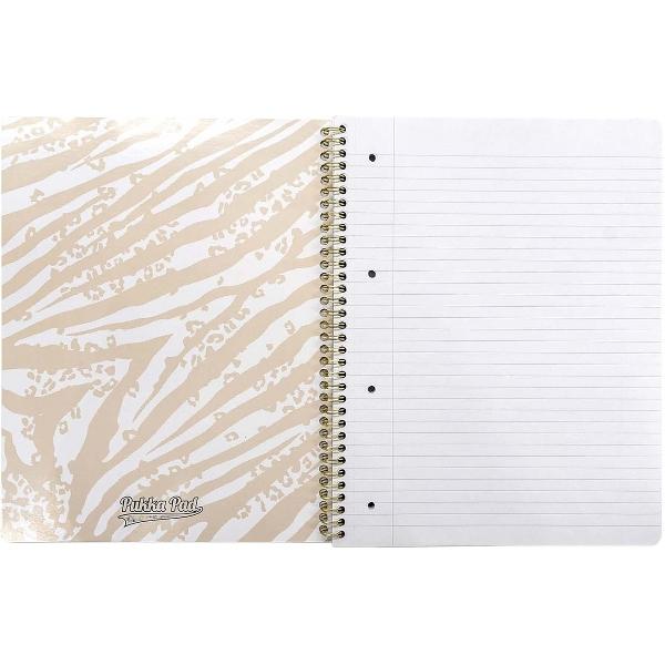 Caiet dictando A4 cu spirala: Pukka Pad. Wild Jotta