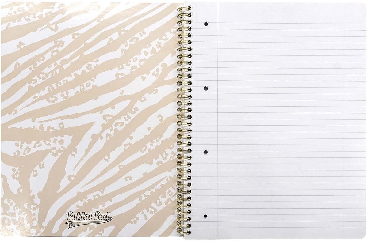 Caiet dictando A4 cu spirala: Pukka Pad. Wild Jotta