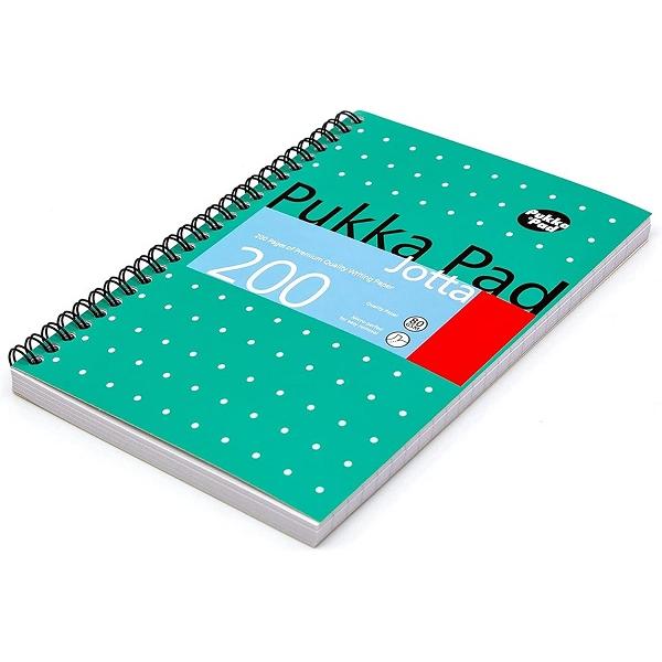 Caiet dictando A5 cu spirala: Pukka Pad. Metallic Jotta