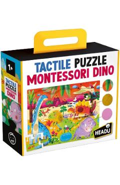 Imaginea produsului 'Puzzle tactil: Montessori. Dinozauri'