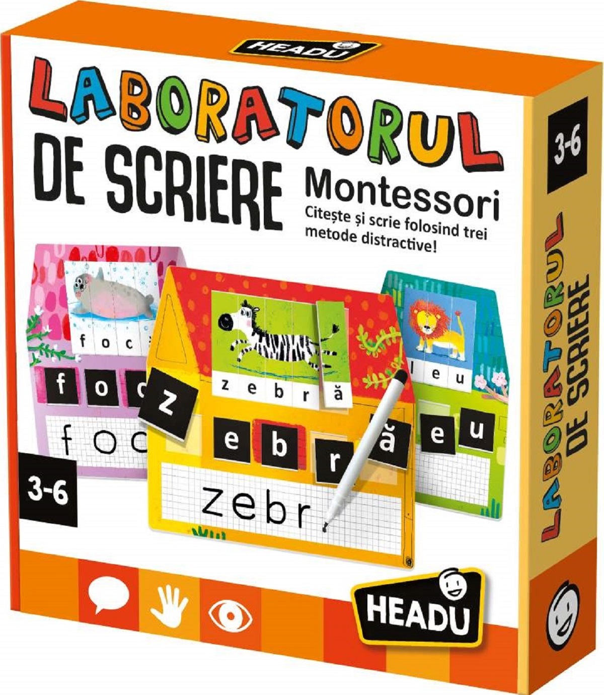 Joc: Laboratorul de scriere Montessori