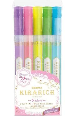 Imaginea produsului 'Set 5 culori: Textmarker. Glitter'