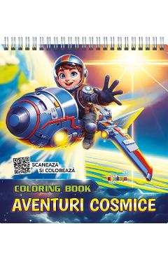 Poza produsului Coloring Book: Aventuri cosmice. Scaneaza si coloreaza