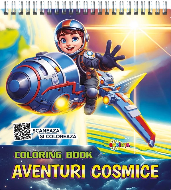 Coloring Book: Aventuri cosmice. Scaneaza si coloreaza