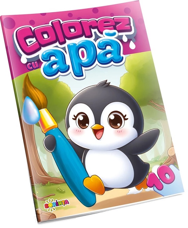 Colorez cu apa 10: Pinguin