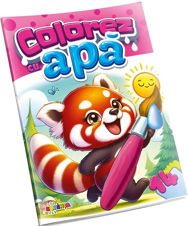 Colorez cu apa 14: Panda rosu