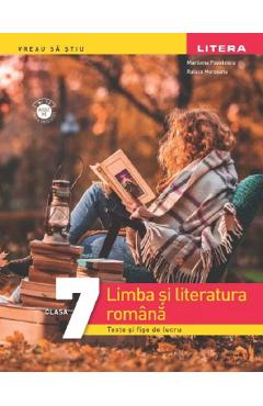 Coperta cărții 'Limba si literatura romana - Clasa 7 - Teste si fise de lucru - Marilena Pavelescu, Raluca Morosanu'