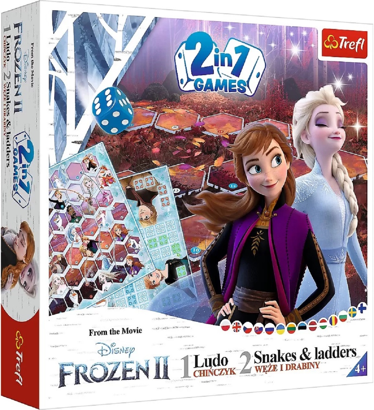 Joc 2 in 1: Frozen II. Ludo si Serpi si scari