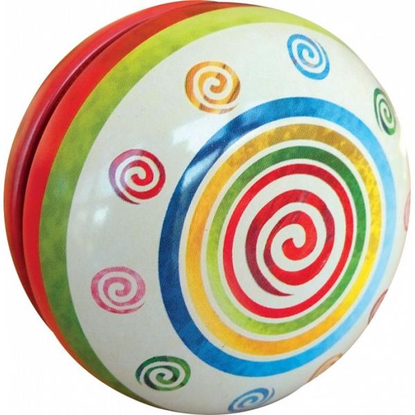 Yo-Yo metalic: Spirale colorate