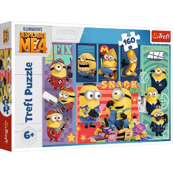 Puzzle 160: Despicable Me 4. Lumea Minionilor