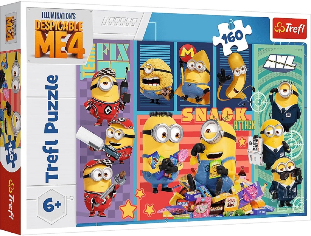 Puzzle 160: Despicable Me 4. Lumea Minionilor