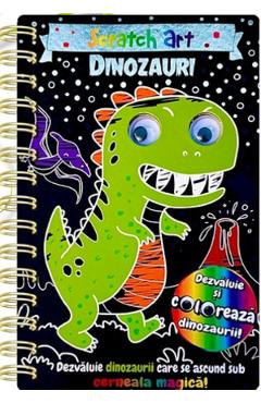 Poza produsului Dinozauri. Scratch Art