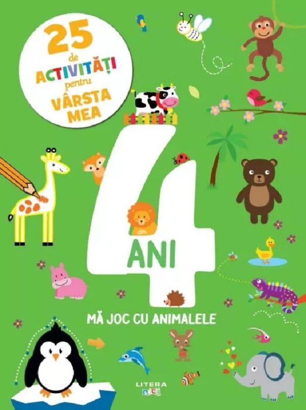 25 de activitati pentru varsta mea: 4 ani. Ma joc cu animalele