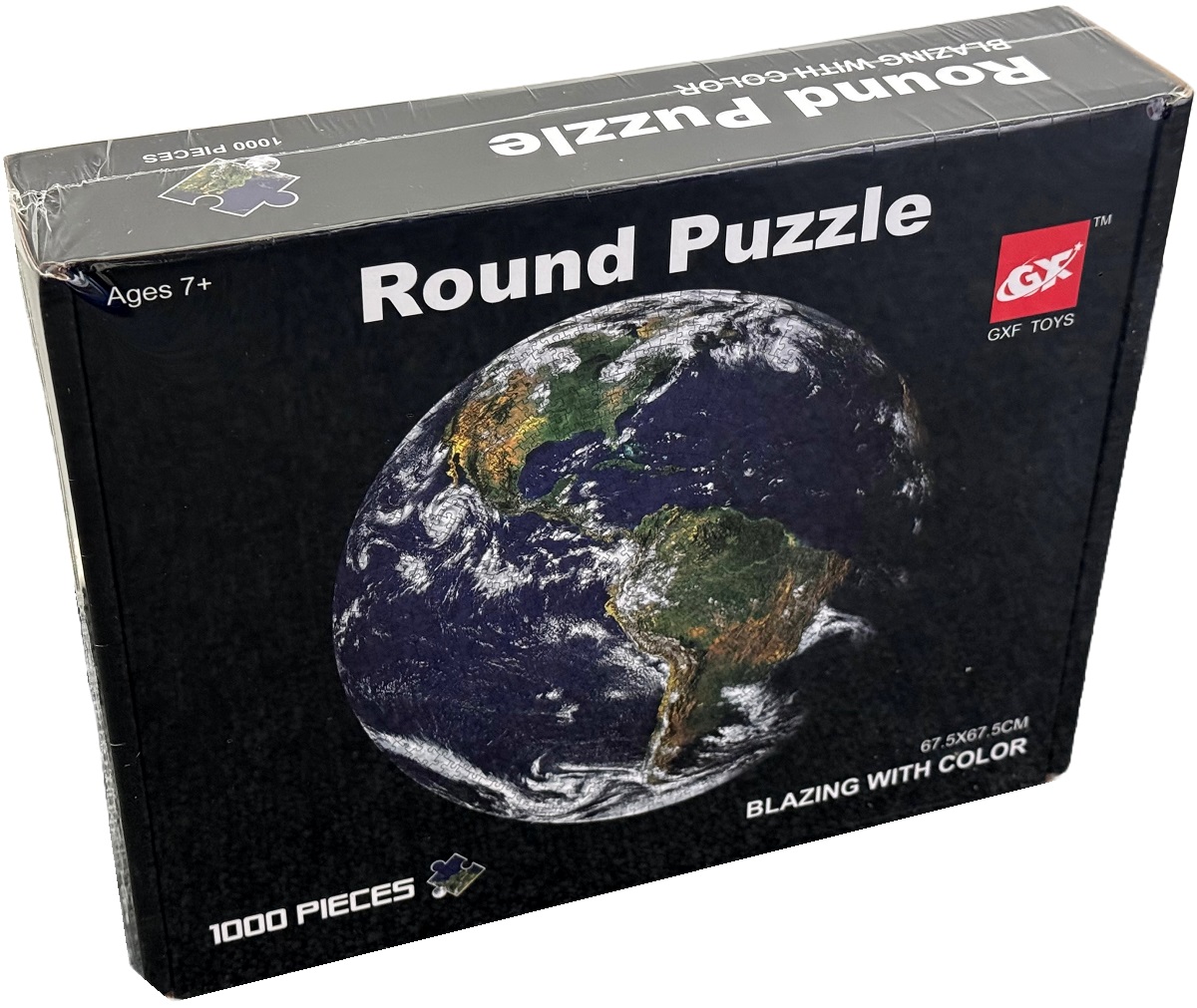 Puzzle rotund 1000 piese. Pamantul