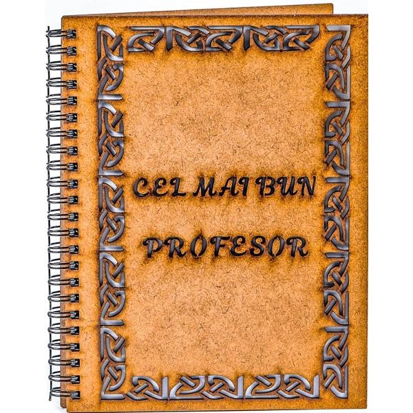 Agenda din lemn: Cel mai bun profesor