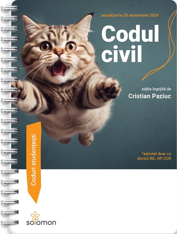 Codul civil Act. 20 septembrie 2024 Ed. Spiralata