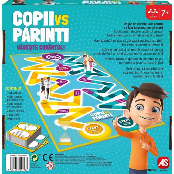 Joc de societate: Copii vs parinti. Gaseste cuvantul