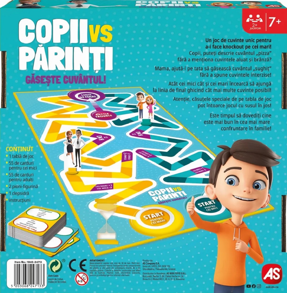 Joc de societate: Copii vs parinti. Gaseste cuvantul