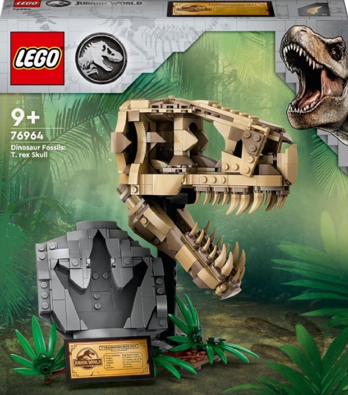 Lego Jurassic World: Fosile de dinozaur. Craniu de T-Rex