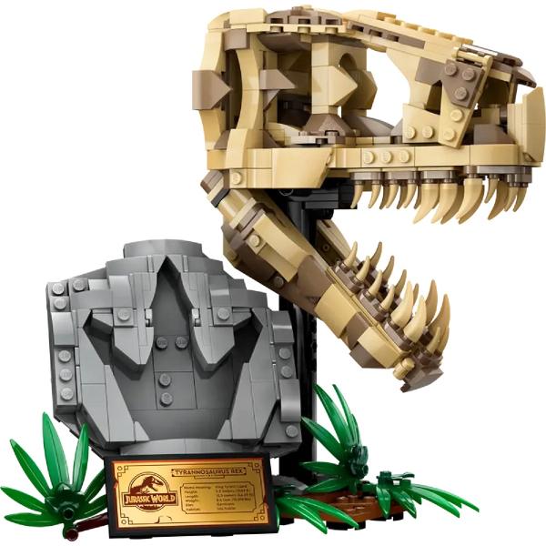 Lego Jurassic World: Fosile de dinozaur. Craniu de T-Rex