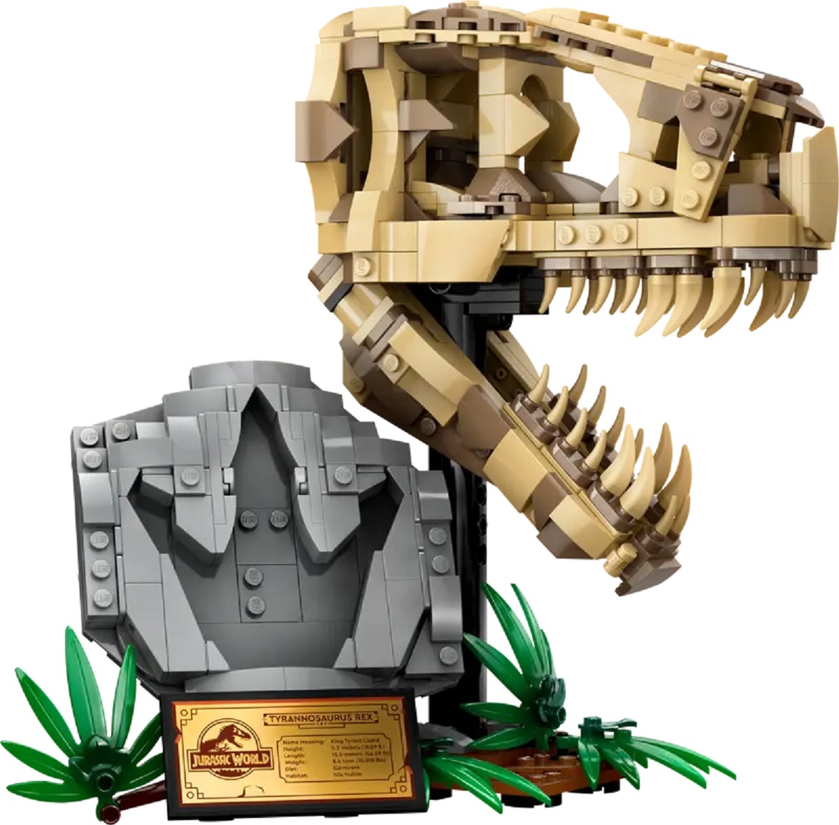 Lego Jurassic World: Fosile de dinozaur. Craniu de T-Rex