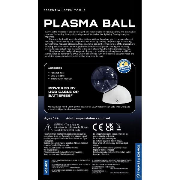 Lampa plasma rotunda