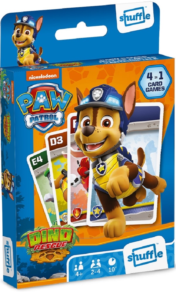 Joc de carti: Fun Paw Patrol Dino. 4 in 1