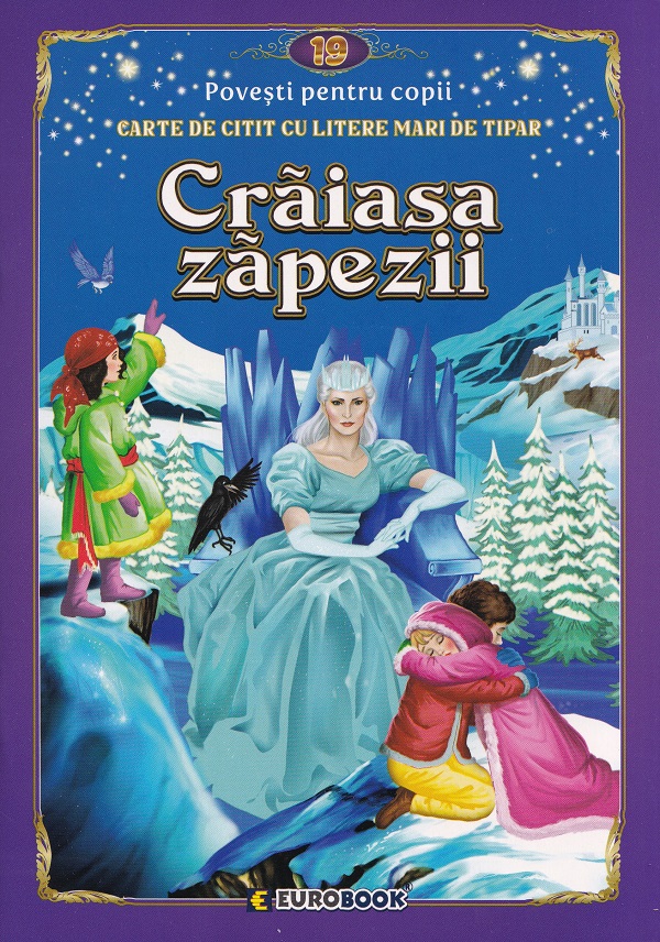 Craiasa zapezii. Carte de citit cu litere mari de tipar