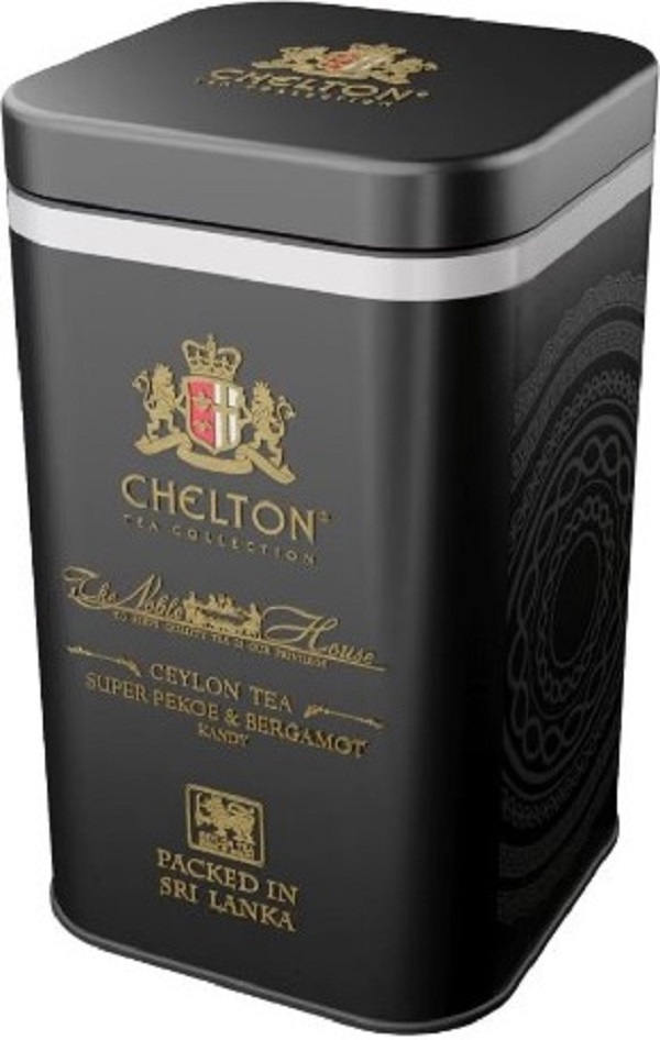 Ceai negru: Noble House Super Pekoe Bergamot in cutie metalica