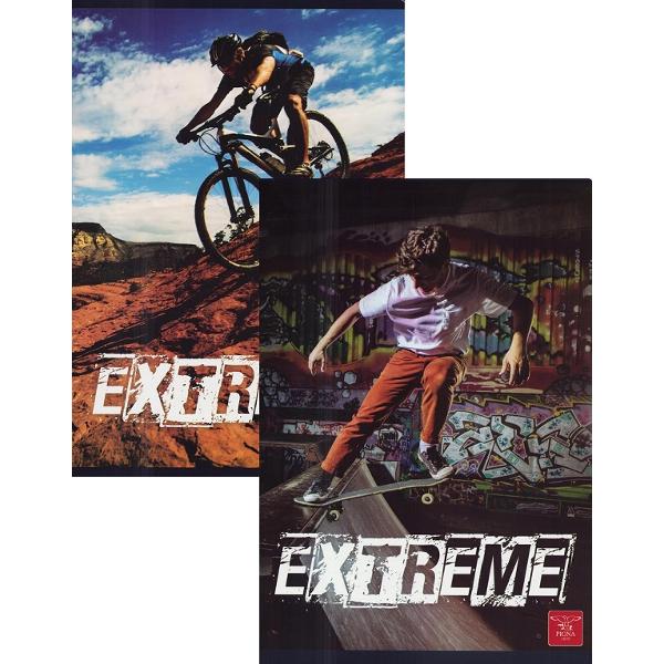 Set 2 caiete dictando A4: Extreme skate+Extreme bike