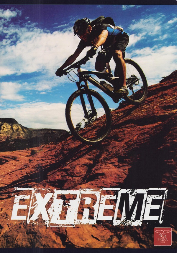 Set 2 caiete dictando A4: Extreme skate+Extreme bike