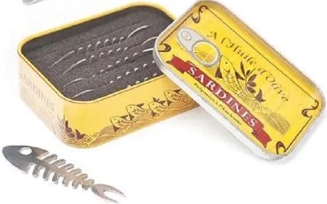 Set 6 furculite aperitiv. Sardine