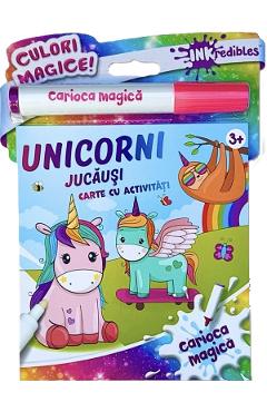 Poza produsului Unicorni jucausi. Carioca magica. Carte cu activitati