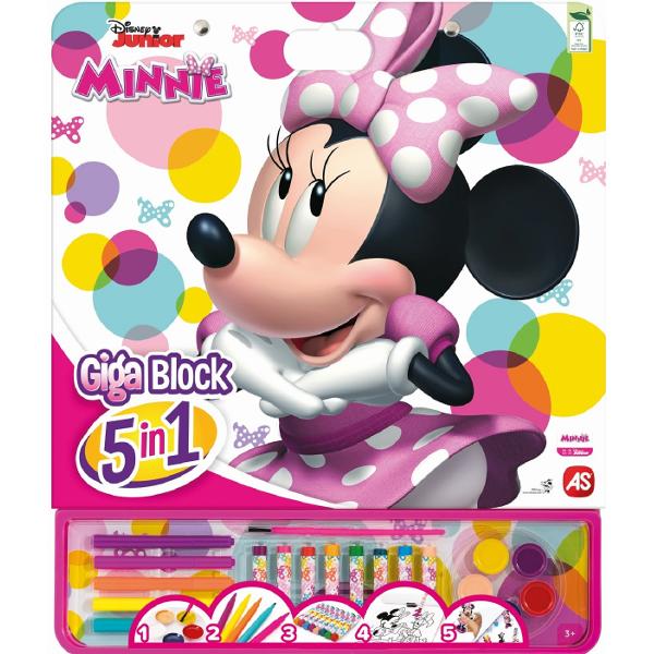 Set pentru desen. Giga block. Minnie 5 in 1