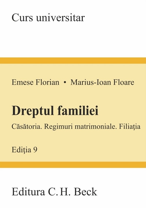 Dreptul familiei Ed.9 - Emese Florian, Marius-Ioan Floare