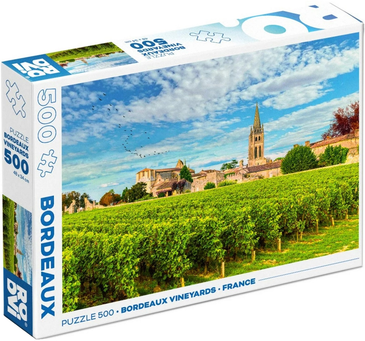 Puzzle 500: Bordeaux Vineyards. France