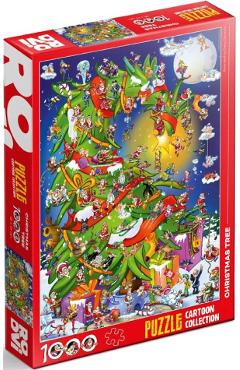 Poza produsului Puzzle 1000 Cartoon Collection - Christmas Tree