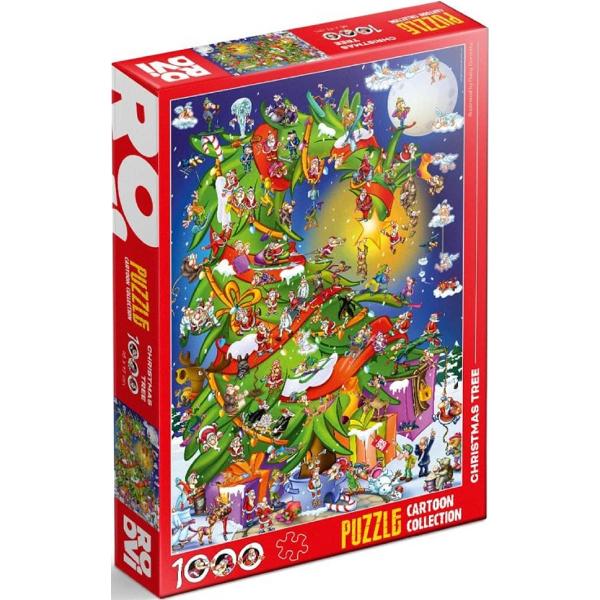 Puzzle 1000 Cartoon Collection - Christmas Tree